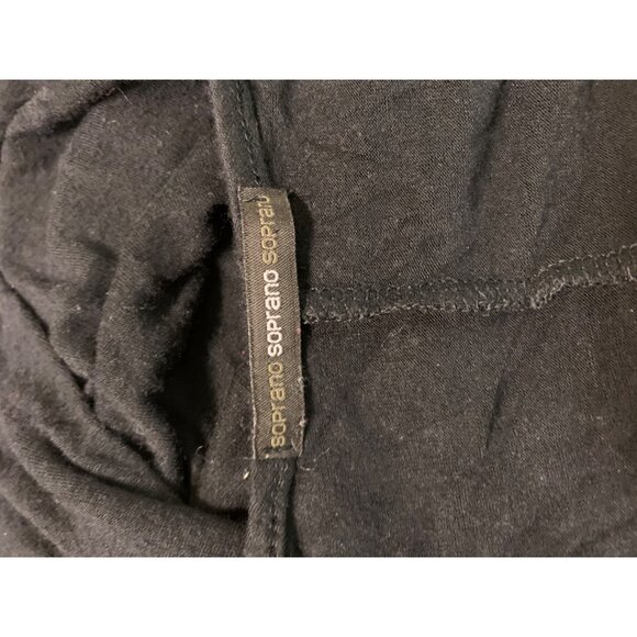 Soprano Casual Long Sleeve Dress Womens Size Small Black AC9 - Picture 4 of 5